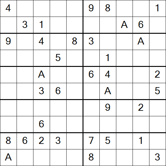 Sudoku 10x10 - Moyen
