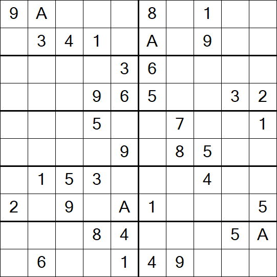 Sudoku 10x10 - Moyen