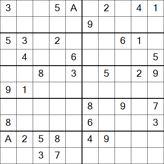 Sudoku 10x10 - Moyen