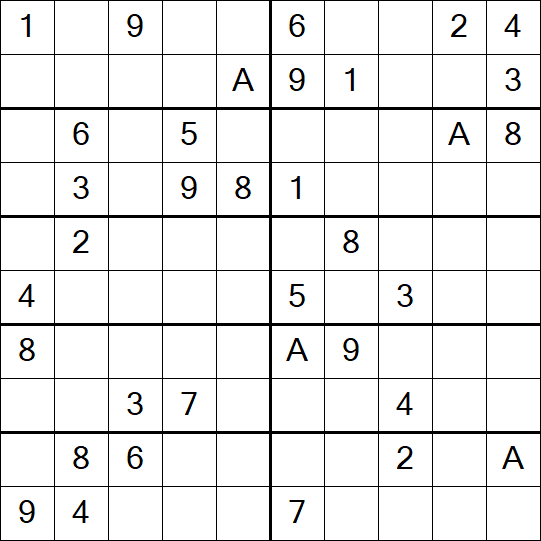 Sudoku 10x10 - Moyen