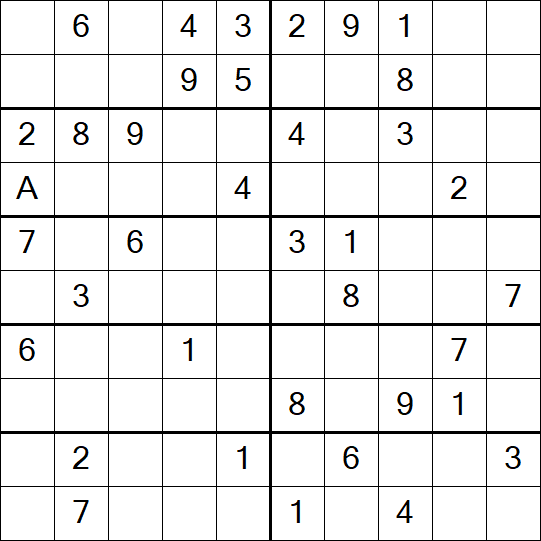 Sudoku 10x10 - Mittel