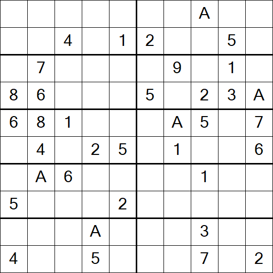 Sudoku 10x10 - Mittel