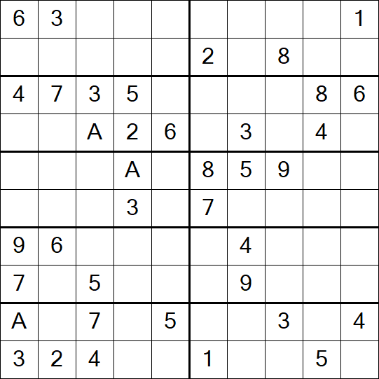 Sudoku 10x10 - Mittel