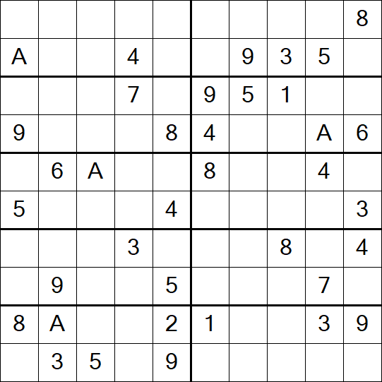 Sudoku 10x10 - Medium