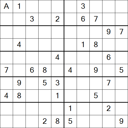 Sudoku 10x10 - Mittel