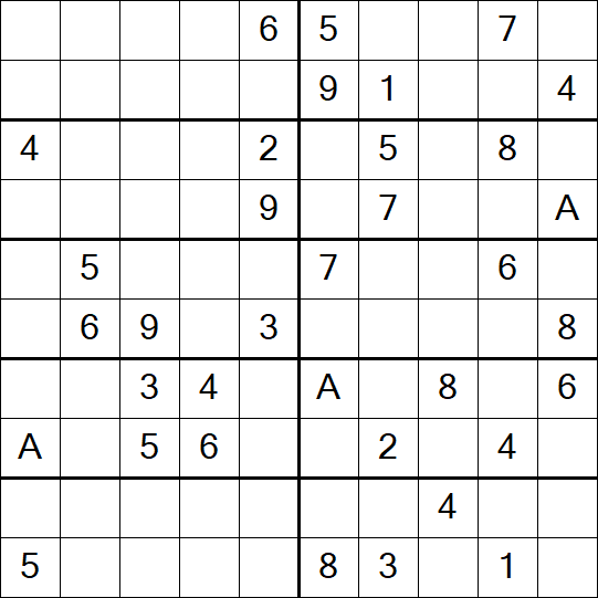 Sudoku 10x10 - Medium