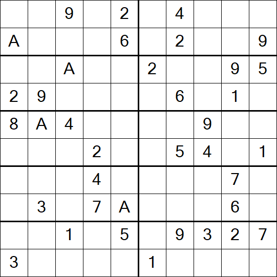 Sudoku 10x10 - Medium