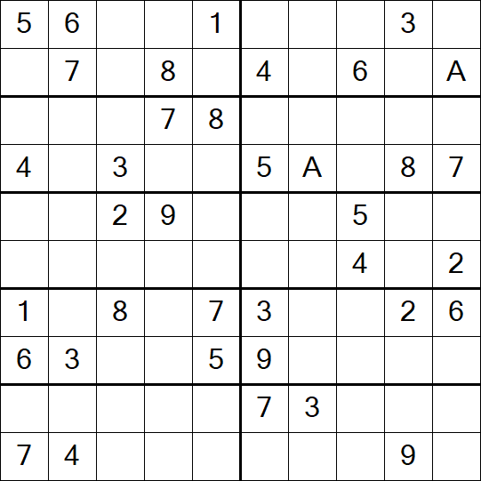 Sudoku 10x10 - Medium