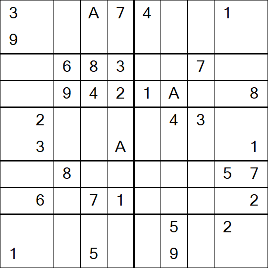 Sudoku 10x10 - Medium