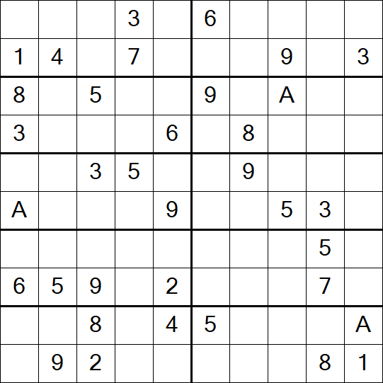 Sudoku 10x10 - Medium