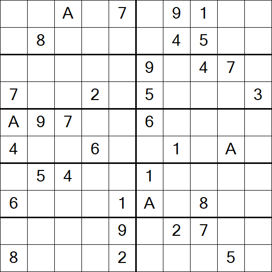 Sudoku 10x10 - Medium