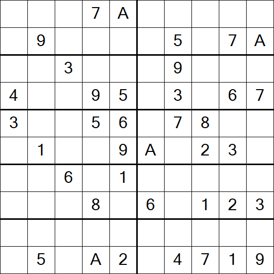 Sudoku 10x10 - Medium