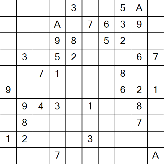 Sudoku 10x10 - Medium