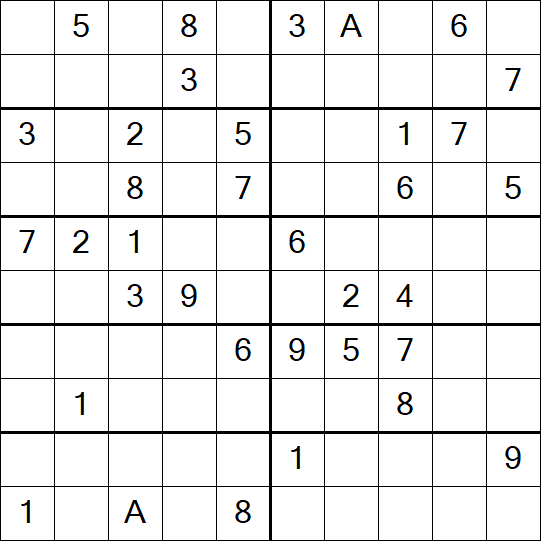 Sudoku 10x10 - Medium