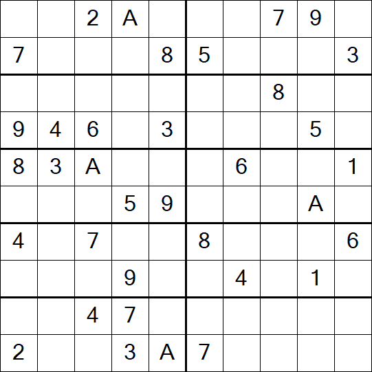 Sudoku 10x10 - Medium
