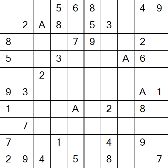 Sudoku 10x10 - Medium