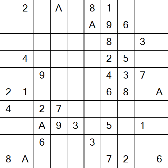 Sudoku 10x10 - Medium