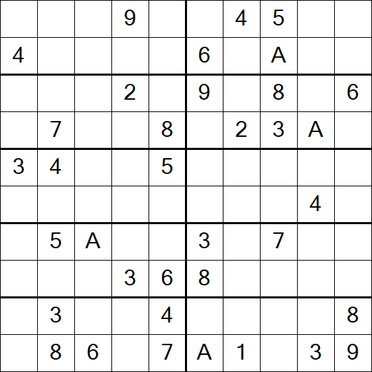 Sudoku 10x10 - Medium