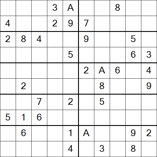 Sudoku 10x10 - Medium