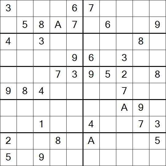 Sudoku 10x10 - Medium