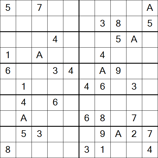 Sudoku 10x10 - Medium