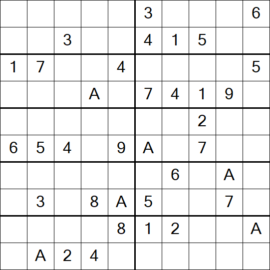 Sudoku 10x10 - Medium