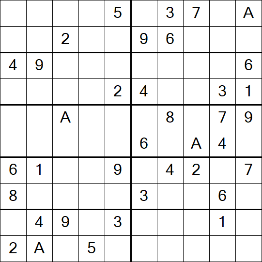 Sudoku 10x10 - Medium
