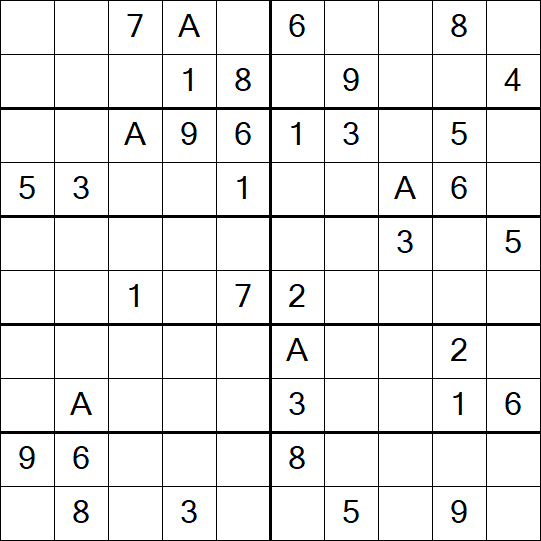 Sudoku 10x10 - Medium