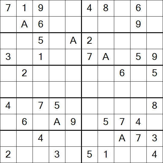 Sudoku 10x10 - Medium