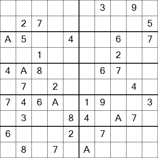 Sudoku 10x10 - Medium