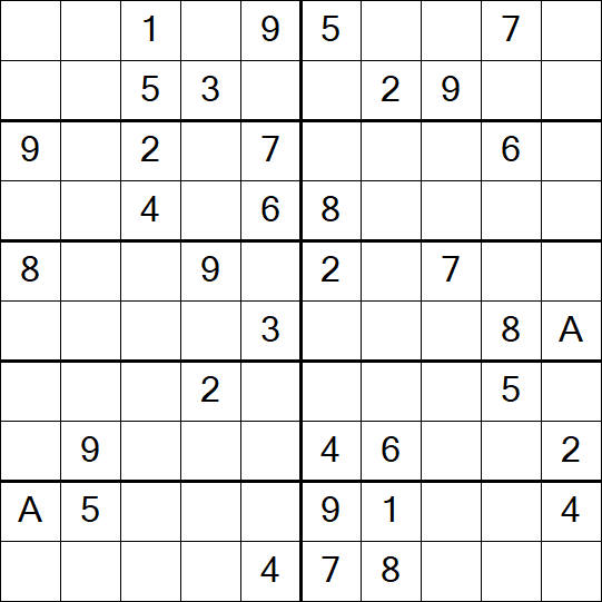 Sudoku 10x10 - Medium