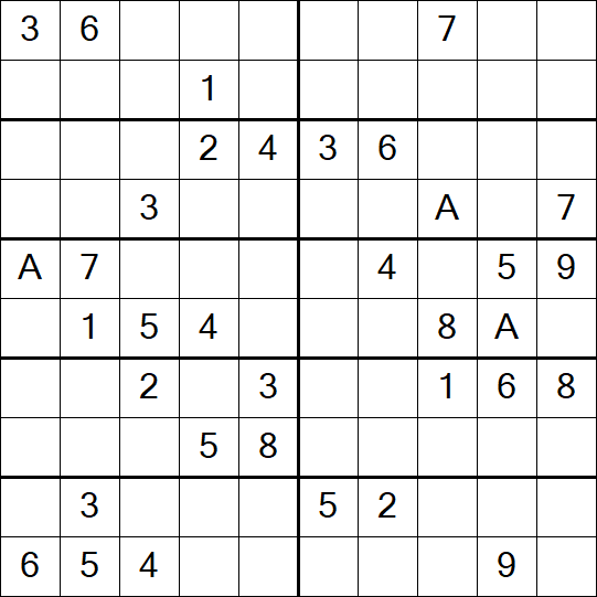 Sudoku 10x10 - Medium