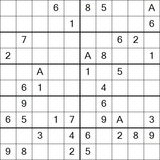 Sudoku 10x10 - Medium