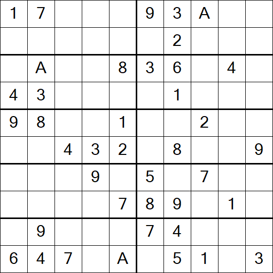 Sudoku 10x10 - Medium