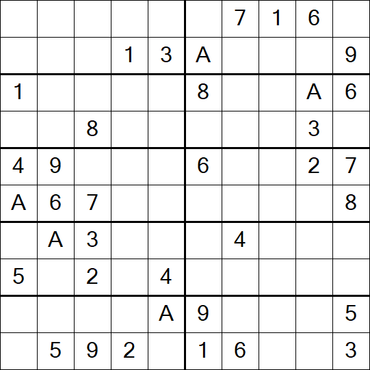 Sudoku 10x10 - Medium