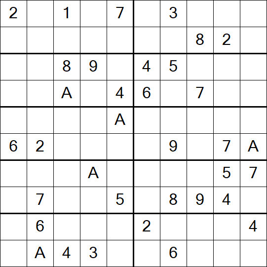 Sudoku 10x10 - Medium