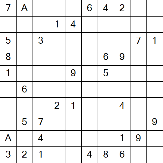 Sudoku 10x10 - Medium