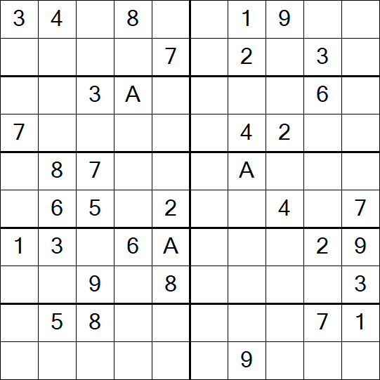 Sudoku 10x10 - Medium