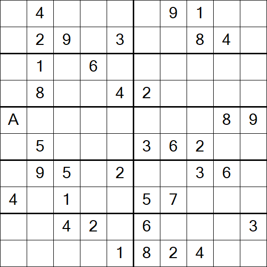 Sudoku 10x10 - Medium
