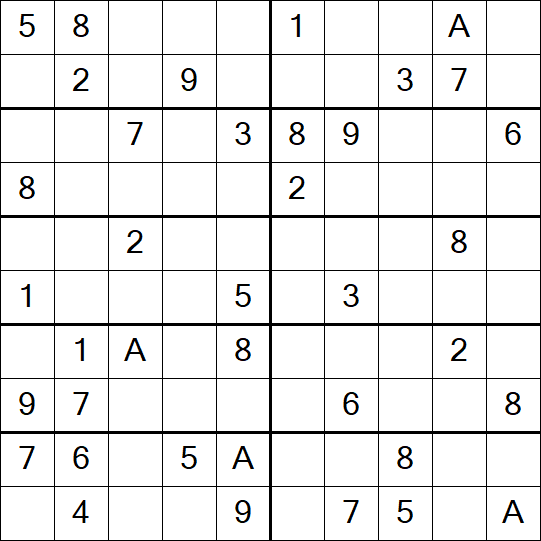 Sudoku 10x10 - Medium