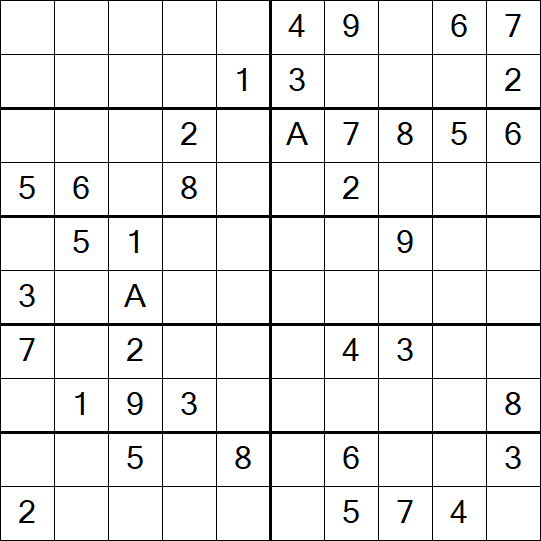 Sudoku 10x10 - Medium