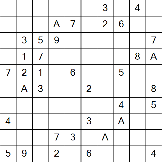 Sudoku 10x10 - Medium