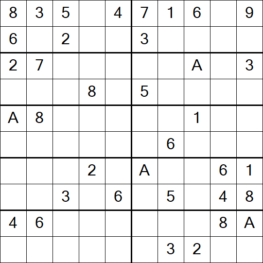 Sudoku 10x10 - Medium