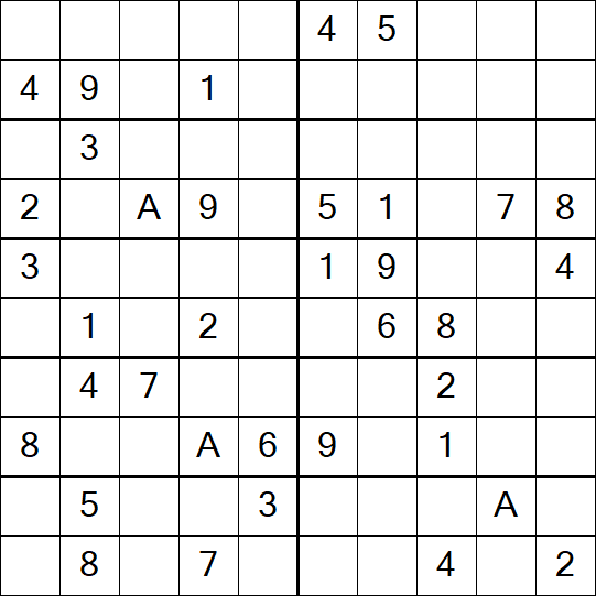 Sudoku 10x10 - Medium