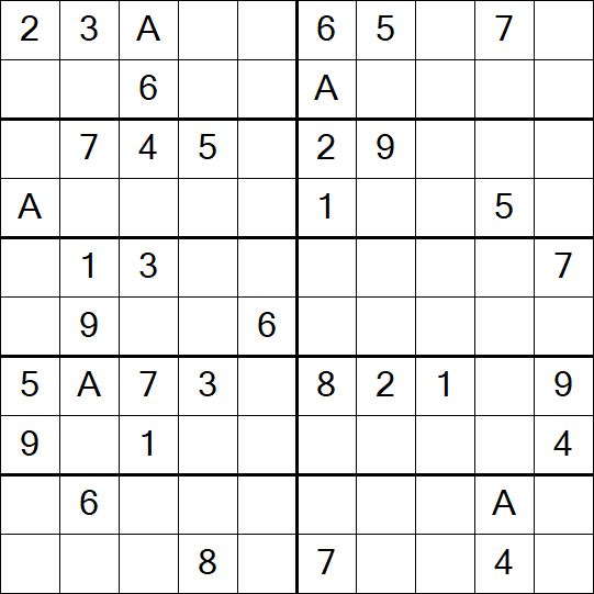 Sudoku 10x10 - Medium