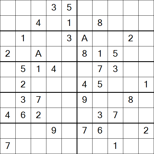 Sudoku 10x10 - Medium