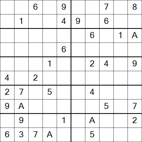 Sudoku 10x10 - Medium