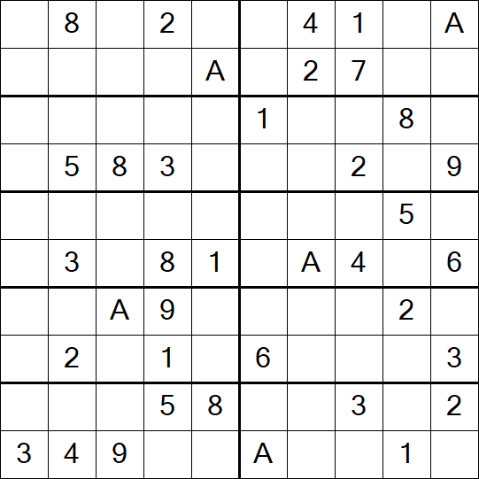Sudoku 10x10 - Medium