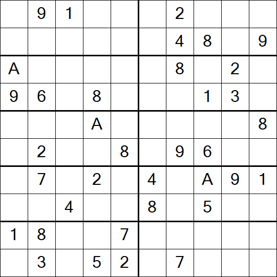 Sudoku 10x10 - Medium