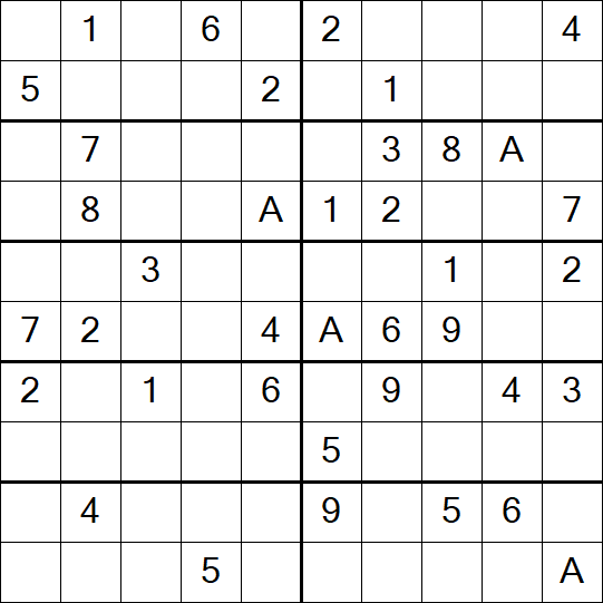 Sudoku 10x10 - Medium
